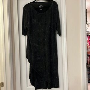 Super soft extra long tunic with side knot